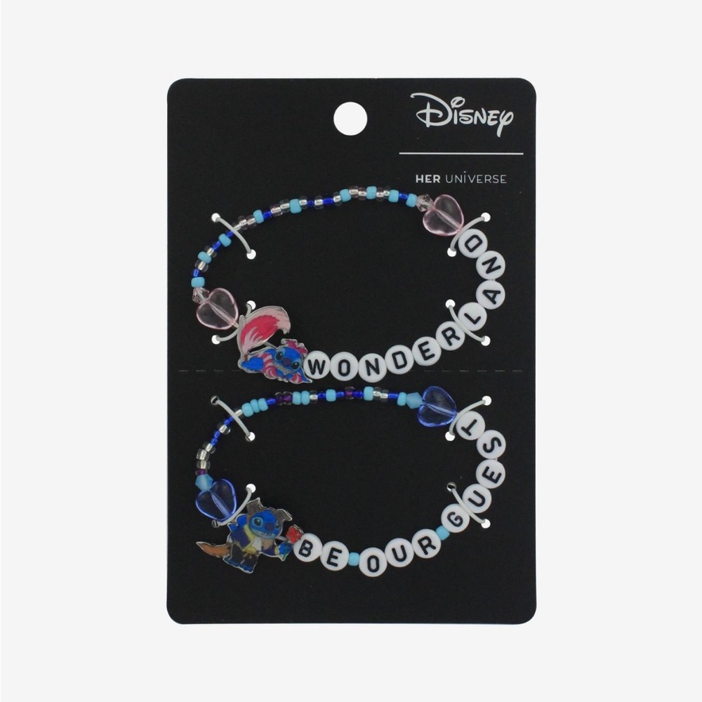 Disney Stitch Character Mashup Beaded Bracelet Set Hot Topic
